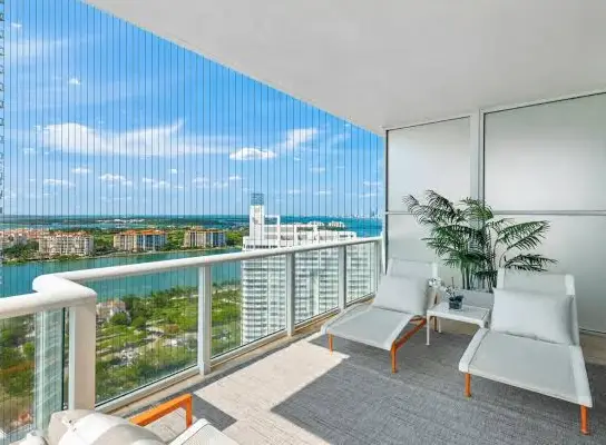 Invisible grill installation for balcony safety